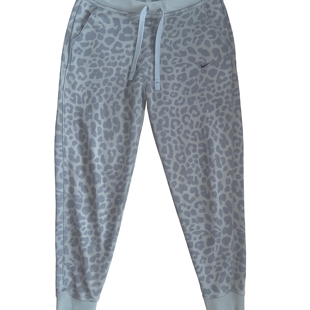 Nike Gray Leopard Print Sweatpants